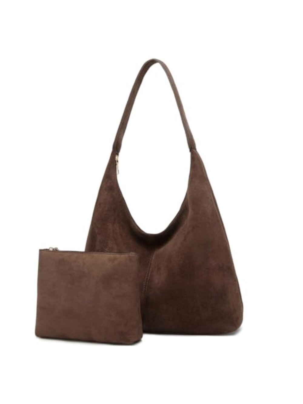 Faux Suede Slouchy Hobo Bag Women Casual Shoulder Bag Oversized Tote Purse